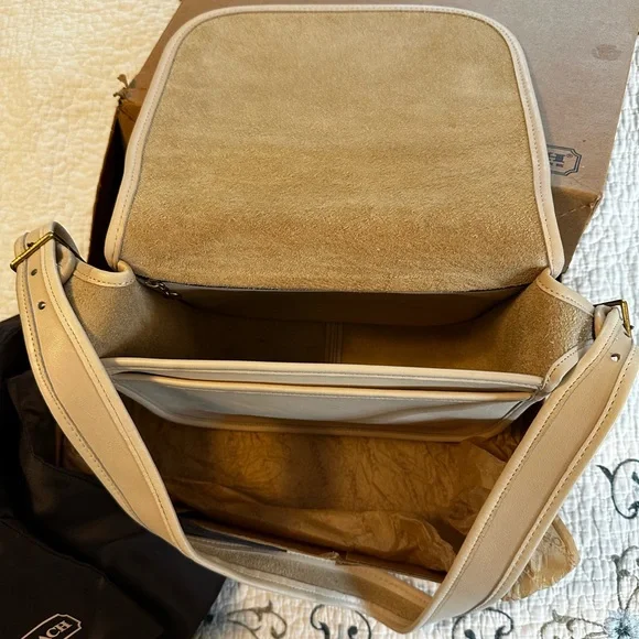 ⭐️Authentic VINTAGE Coach Classic shoulder flap saddle Bag 9170 - Picture 12 of 16